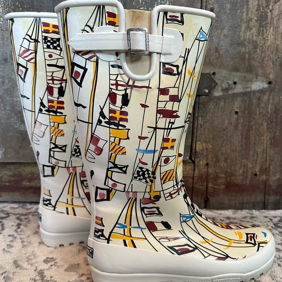 Sperry Shoes - Women’s Size 10 Sperry Printed Fleece Lined Rain Boots